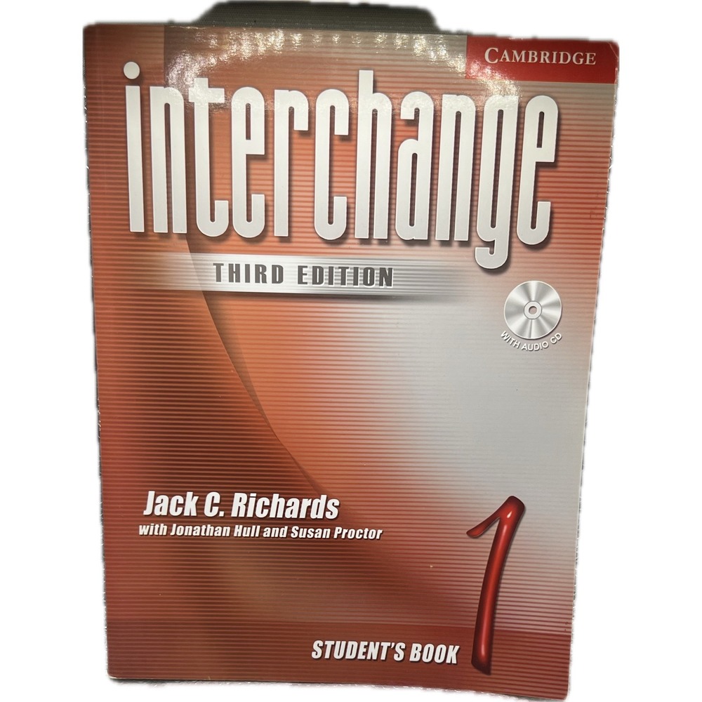 Interchange Third Edition Level 1 Student's Book Jack C Richards Cambridge CD
